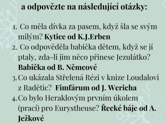 ZIMNÍ ČTECÍ VÝZVA