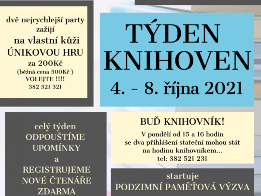 TÝDEN KNIHOVEN 2021