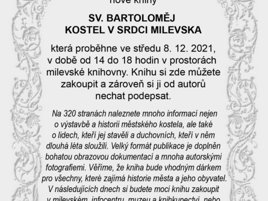 KŘEST KNIHY NAHRAZEN PRODEJNÍ AUTOGRAMIÁDOU