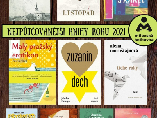 NEJPŮJČOVANĚJŠÍ KNIHY ROKU 2021