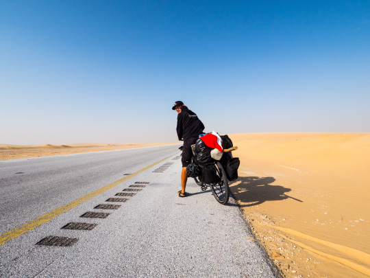 Knihovna na cestách: Na kole přes Arabský poloostrov